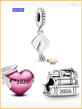 Sterling Silver Cubic Zirconia Heart Charm for Bracelets and Necklaces